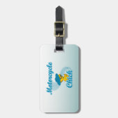 Motorfietskoppel 3 bagagelabel (Voorkant verticaal)