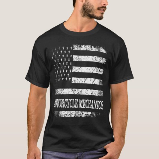 Motorfietsmechanica T-shirt (Voorkant)