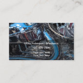 Motorfietsmechanisch dubbelzijdige Visitekaartjes (Achterkant)