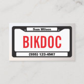 Motorfietsmechanisme Visitekaartje (Voorkant)