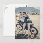 Motorfietsmeisjes Briefkaart (Voorkant / Achterkant)