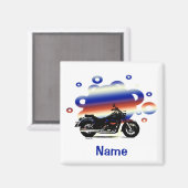 Motorfietsnaam Magnet (Voorkant / Achterkant)