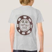 Motorfietsondersteuning voor jongeren Tri-Blend shirt (Achterkant)