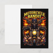 Motorfietsonrust Bedankkaart (Voorkant / Achterkant)