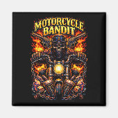 Motorfietsonruststoker Magneet (Voorkant)