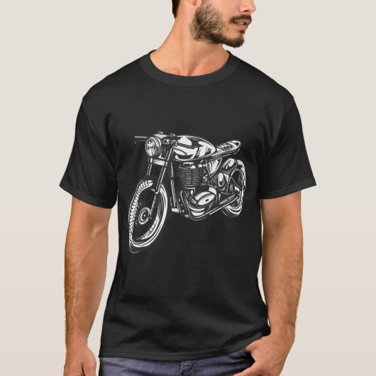  motorfietsontwerp t-shirt (Voorkant)