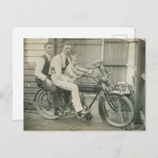 Motorfietsoorden Briefkaart (Voorkant / Achterkant)