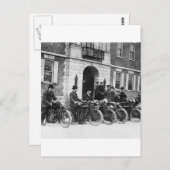 Motorfietspad, begin jaren 1900 briefkaart (Voorkant / Achterkant)