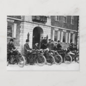 Motorfietspad, begin jaren 1900 briefkaart (Voorkant)