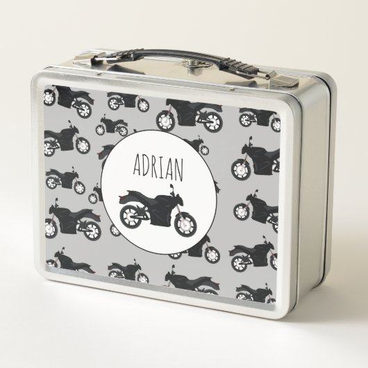 Motorfietspatroon Gepersonaliseerd naam (Achterkant)