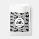 Motorfietspatroon Gepersonaliseerd naam geboorteda Bedankzakje (Voorkant)