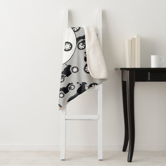 Motorfietspatroon Gepersonaliseerd naam Sherpa Deken (In situ)