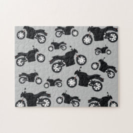Motorfietspatroon Legpuzzel