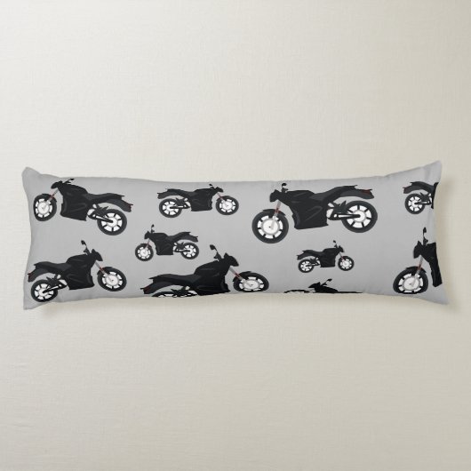 Motorfietspatroon Lichaamskussen (Achterkant)