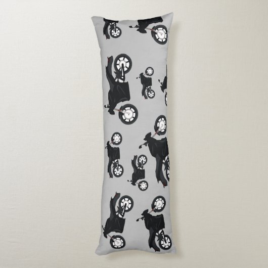 Motorfietspatroon Lichaamskussen (Achterkant (Verticaal))