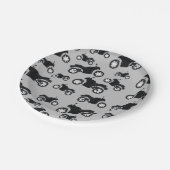 Motorfietspatroon Papieren Bordje (Gekanteld)