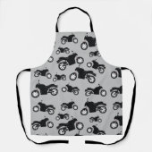 Motorfietspatroon Schort (Voorkant)
