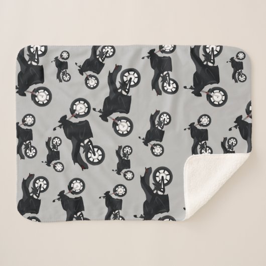 Motorfietspatroon Sherpa Deken (Voorkant (horizontaal))