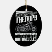 Motorfietspinnertherapie Keramisch Ornament (Rechts)