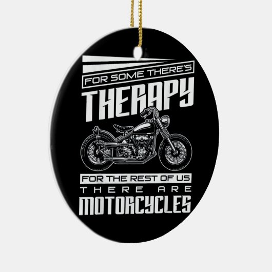 Motorfietspinnertherapie Keramisch Ornament (Rechts)