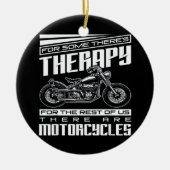Motorfietspinnertherapie Keramisch Ornament (Voorkant)