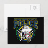 Motorfietspolitie Briefkaart (Voorkant / Achterkant)