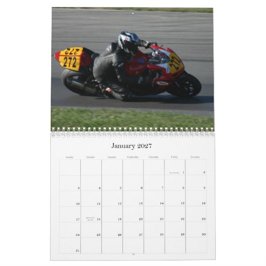 Motorfietsracisme Kalender (Jan 2027)