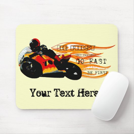 Motorfietsracisme Muismat (Met muis)