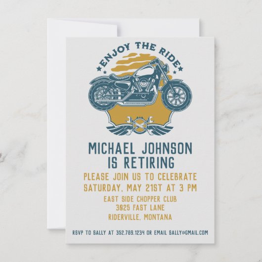 Motorfietsretigeer Kaart (Voorkant)