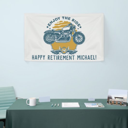 Motorfietsretigeer Spandoek (Beurs)