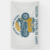 Motorfietsretigeer Spandoek (Verticaal)