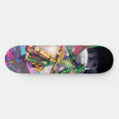 Motorfietsrijdende Draak Persoonlijk Skateboard (Horizontaal)