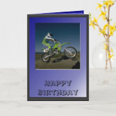 Motorfietsruiter Kaart (Gele Bloem)