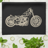  motorfietsstang of man grot theedoek (Gevouwen)