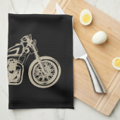  motorfietsstang of man grot theedoek (Quarter Fold)