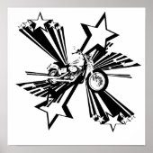 Motorfietssterren Poster (Voorkant)