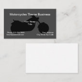 Motorfietsthema Eenvoudig Visitekaartje (Voorkant / Achterkant)