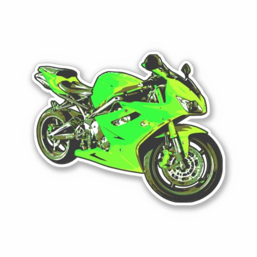 Motorfietsticker Sticker (Voorkant)