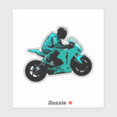 Motorfietsticker Sticker (Vel)