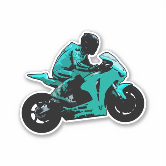 Motorfietsticker Sticker (Voorkant)