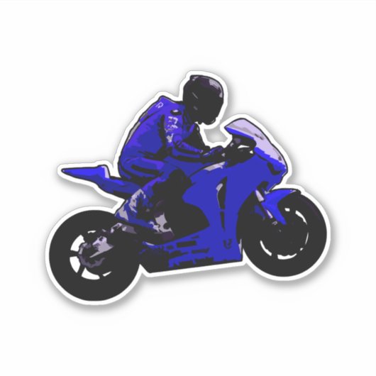 Motorfietsticker Sticker (Voorkant)