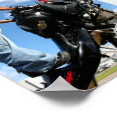 Motorfietstunt Poster (Hoek)