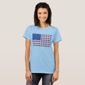 Motorfietsverklikker T-shirt (Voorkant volledig)