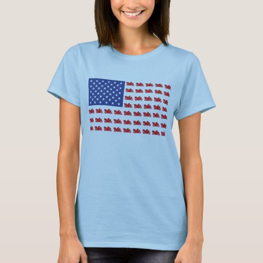 Motorfietsverklikker T-shirt (Voorkant)