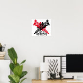 Motorfietsverslaafden Poster (Thuiskantoor)