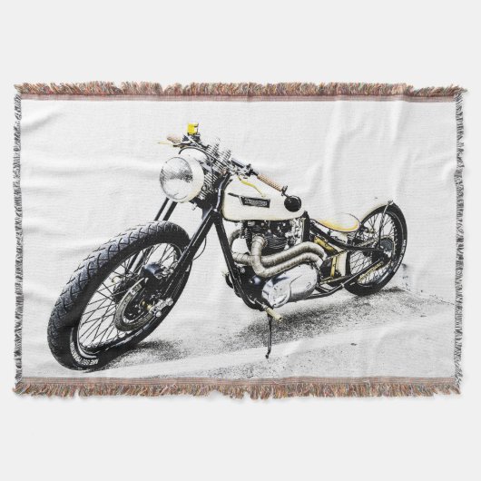 Motorfietsvintage Deken (Voorkant)