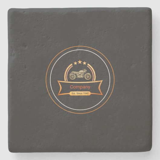 Motorfietsvintage Stenen Onderzetter (Voorkant)