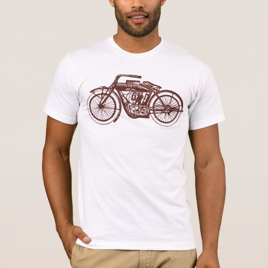 Motorfietsvintage T-shirt (Voorkant)