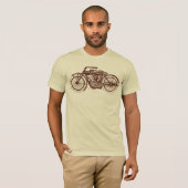 Motorfietsvintage T-shirt (Voorkant volledig)