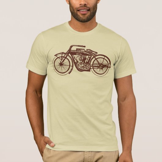 Motorfietsvintage T-shirt (Voorkant)